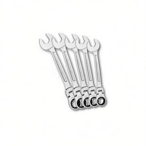 Juego de 5 llaves combinadas de trinquete articuladas reversibles Usag Product - Product Image 2