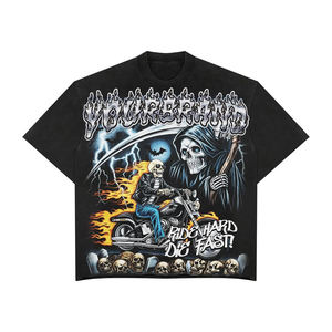 T-shirt en coton épais doux pour homme | T-shirt imprimé personnalisé respirant et confortable - Product Image 2