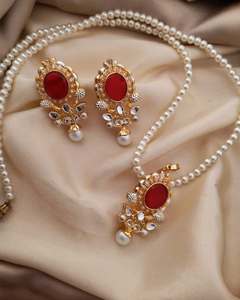 High-quality 2PCS Artificial Jewellery Set Bridal <b>Crystal</b> Necklace Sets for Women Wedding Party Jewelry - Product Image 6