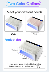 2024 YaQin nouveauté lumière rose 72 w sans fil rechargeable séchage vernis à <span class=keywords><strong>ongles</strong></span> LED lampe UV avec personnaliser LOGO privé - Product Image 3
