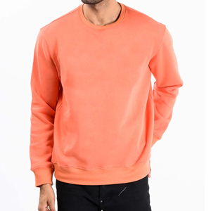 Sweat-shirt personnalisé en molleton de coton lourd 100% pour hommes pour l'hiver Sweat-shirt en molleton de coton mélangé pour hommes à col rond - Product Image 1