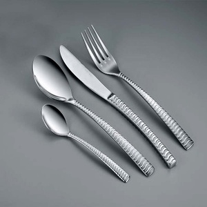 Best Selling Stainless Steel Knife Fork Spoon <b>Gold</b> Plated Spoon Fork Knife Dinnerware <b>Mirror</b> Polished Wedding Set - Product Image 3