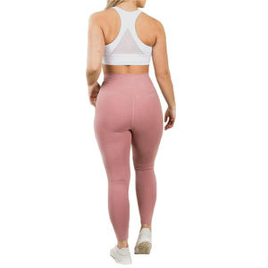 Gym Fitness Spandex Polyester Material High Quality <b>Women</b> Two Piece <b>Legging</b> and Bra Set Quick Dry Woman Yoga Wear Sets All Size - Product Image 4