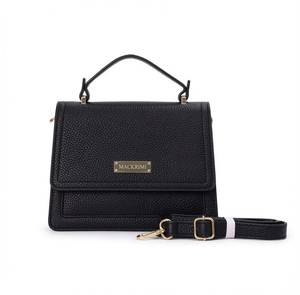 Borsa a Tracolla e Borsetta in Pelle PU con Blocco RFID, Motivo Lichee e Decorazione a Lettere, con Due Cinghie per Donne - Product Image 2