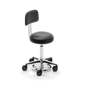 Tabouret de chirurgien réglable en hauteur avec roulettes à roulement fluide, siège pivotant à 360° pour salle d'opération, disponible à prix abordable - Product Image 1