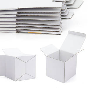 Juego de cajas de cartón corrugado blanco, caja de embalaje para tazas, fiesta de cumpleaños, regalo de Navidad, caja de embalaje, artesanías Diy, taza de café de vidrio - Product Image 6