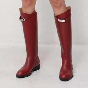 Botas de montar a caballo de cuero genuino de la mejor calidad en colores sólidos Precio al por mayor Botas de montar a caballo hechas en cuero - Product Image 6