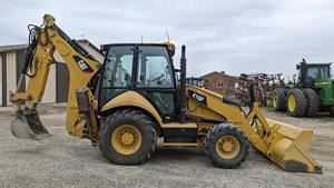 Chargeuse-pelleteuse et chargeuse sur pneus diesel 416F de 2014 avec moteur PLC haute efficacité et garantie de 4 ans - Product Image 2