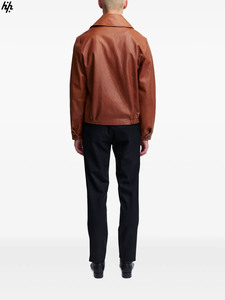 เสื้อนอกหนังลำลองสุดชิคพร้อมปกหรูหราทันสมัยมีซิปปิดสวมใส่ได้ทั้งกลางวันและกลางคืนสำหรับฤดูหนาว - Product Image 4