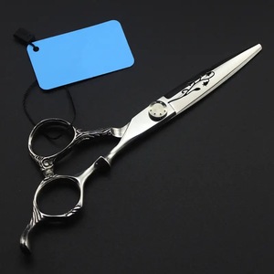 Ciseaux de coiffeur professionnels en acier inoxydable personnalisés de qualité supérieure lame de rasoir ergonomique ciseaux de coupe de cheveux coiffeurs de précision - Product Image 4