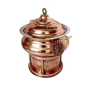 Nouveau design de chauffe-plats en cuivre Plat de plats design fait à la main de qualité supérieure Classique Élégant fantaisie nouveau chauffe-plats - Product Image 5