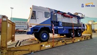 Machine de forage de puits d'eau montée sur camion PRL Diesel d'occasion, 300 mètres, avec système de forage DTH et rotatif, haute productivité
