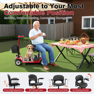 Scooter électrique Seedream S-02 pour personnes âgées, capacité de charge 190 kg, autonomie 20 km, 6 km/h - Product Image 6