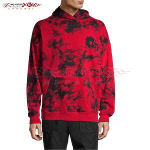 Tie Dye Pullover Hoodie para hombres con capucha con cordón de Basics Casualwear Collection Basics Men Hoodie - Product Image 3