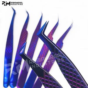 Pince à épiler plasma violette de haute qualité Super september 7 pointes différentes pour l'extension des cils - Product Image 3