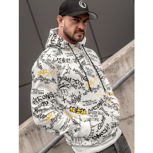 Venta al por mayor de los hombres All-Over Printed Pullover Kangaroo Hoodies Nueva colección de invierno Sudaderas de lana - Product Image 2