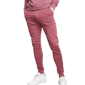 Hombres Unisex 100% algodón polar Jogger conjuntos transpirable cuello redondo sudaderas Slim Fit pantalones de chándal sólido OEM entrenamiento ecológico - Product Image 2