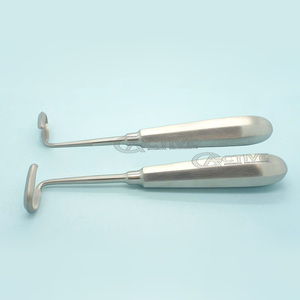 Meilleure qualité Doyen Rib Raspatory gauche droite ascenseurs 160mm adulte en acier inoxydable cardiovasculaire thoracique Instruments manuel CE - Product Image 1