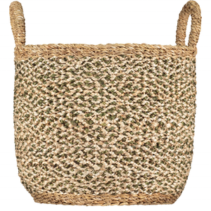 Organisateur de saule naturel ovale fait à la main biodégradable osier canne Wiwin Jute panier osier rotin panier à provisions avec poignée - Product Image 3