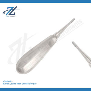 Lindo Levien ascenseur 4mm racine ascenseur allemand de haute qualité en acier inoxydable extraction dentaire ascenseurs fabricant Pakistan - Product Image 2