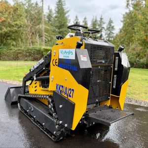 Livraison gratuite bon marché Mini Skid Steer moteur CE EURO5 EPA Skidsteer roue diesel sur chenilles Mini chargeuse sur chenilles pour tout terrain - Product Image 1