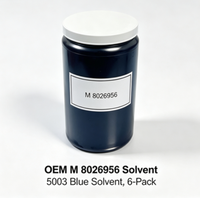 OEM M 8026956 Solvant 5003 Solvant bleu, lot de 6
