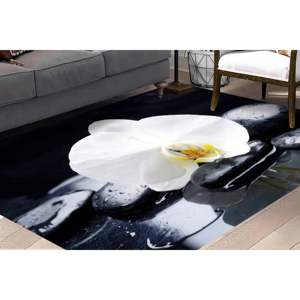 พรมลายดอกไม้และกล้วยไม้: พรมกันลื่น พรมเชนิลล์ - Product Image 1