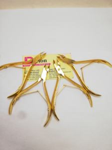 Pince à ongles plaquée or brillant Logo privé pince à cuticules en acier inoxydable ouverture large de la mâchoire pince à cuticules à double ressort - Product Image 4