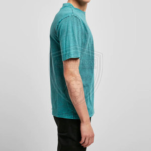 Superventas, camisetas personalizadas de lavado ácido para hombres, camisetas transpirables de gran tamaño para hombres adultos, camisetas de lavado ácido - Product Image 4