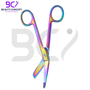 Tijeras de vendaje de Lister quirúrgico de alta calidad para uso en hospitales para cirugía multicolor buena venta - Product Image 4