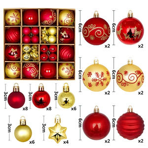 Set di 44 Ornamenti Natalizi in PVC Fatti a Mano, Personalizzati con Cristalli per Feste, Lavorazione Artigianale di Alta Qualità - Product Image 6