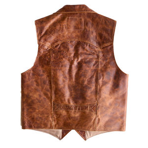 Chaleco de Cuero de Diseño Nuevo y Moderno, Chaleco de Cuero de Alta Calidad para Exteriores, Chaleco de Invierno Transpirable, Estilo Personalizado para Hombre - Product Image 5