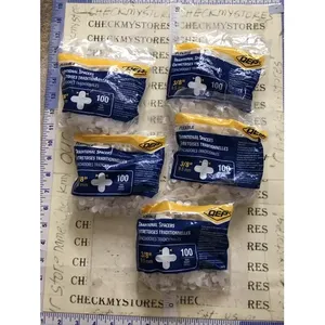 QEP 10027Q 4X 3/8 \ "entretoises de carreaux 100 pièces/sac pour carreaux de sol ou de mur Clips de nivellement d'épaisseur 1.5mm pour la décoration - Product Image 1
