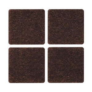 Confezione Feltrini per Sedie Marrone 50x100 mm - Product Image 1