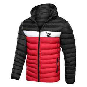 Vêtements de sport UNIQUE, veste d'hiver pour homme personnalisable, veste matelassée à bulles, doudoune à capuche, brillante, imperméable, service OEM disponible - Product Image 2