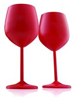 Verres à vin à tige en acier inoxydable les plus vendus, gobelets en verre à vin incassables enduits de cuivre incassables