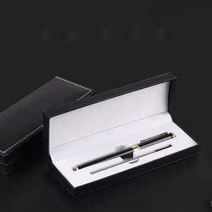 Nouveauté - Stylo à encre gel noir en métal avec logo personnalisé - Product Image 5