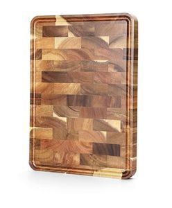 Planche à découper en bois d'acacia sur mesure à grande extrémité Bloc de boucher en bois dur Planche de chef de qualité supérieure pour les légumes et la viande - Product Image 3