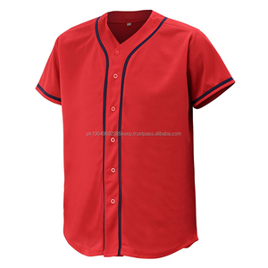 Vêtements de sport de baseball et de softball brodés sur mesure Maillot et uniformes respirants avec options de taille plus Logo personnalisable - Product Image 1