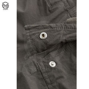 Vente en gros de shorts cargo pour hommes taille élastique Streetwear 100% coton toile coupe-vent séchage rapide respirant été - Product Image 5