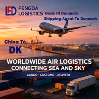 Service de logistique et d'expédition de conteneurs aériens vers l'aéroport de Copenhague au Danemark, agent de dédouanement, transit rapide