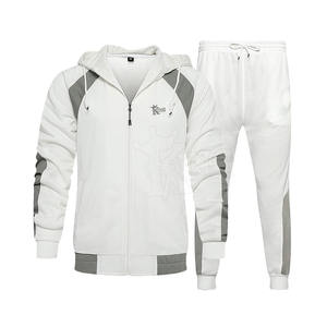 Survêtement d'hiver pour homme 100% coton, personnalisable, avec fermeture éclair, jogging, séchage rapide, polaire - Product Image 1