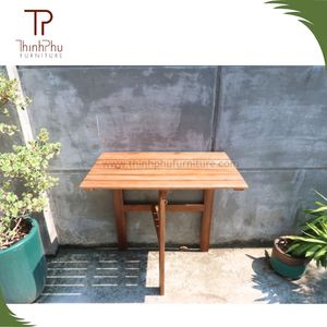 Vietnam Factory Convertible Natural Wood Durable Foldable Extendable Modern Design Customizable <b>Coffee</b> <b>Table</b> for Restaurant Use - Product Image 3