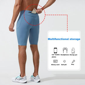 Tendance Compression Shorts Hommes À Séchage Rapide Musculation Collants Court Fitness Leggings Taille Élastique Sport Gym Running Shorts Hommes - Product Image 5