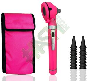 Mini Pocket LED Fiber Optic Otoscope Portable Kit Manual Power Source Standard <b>Ear</b> <b>Scope</b> Set for Medical Examination Test - Product Image 2