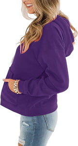 Sudadera con capucha bordada personalizada para mujer, sudaderas de gran tamaño, jersey con cremallera, Sudadera con capucha de lana, ropa de calle de moda de invierno de talla grande - Product Image 3
