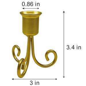 Candelabro de Latón al por Mayor, Soporte Decorativo para Iluminación para Hoteles, Cafeterías, Restaurantes y Decoración del Hogar por M/S SHAAD HANDICRAFTS - Product Image 6