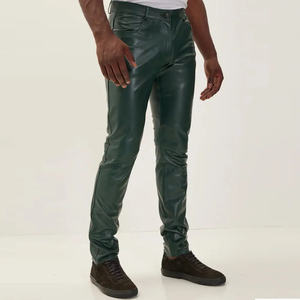 Novedad, Pantalones Casuales de Lona y Piel de Cordero para Hombre, a la Moda, de Alta Calidad, Cintura Elástica, Impermeables, Rectos, Curvos y a Rayas - Product Image 5