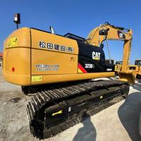 Excavatrice d'occasion Cat323D2L fabriquée au Japon, pompe hydraulique, modèle 2023, 23 tonnes, moteur, boîte de vitesses, godet de 1,1 m³, vente à prix réduit