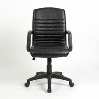 Chaise de bureau pivotante moderne en velours EVA, avec vérin à gaz, base étoile chromée, accoudoirs fixes et dossier solide, pour bureau commercial et télétravail